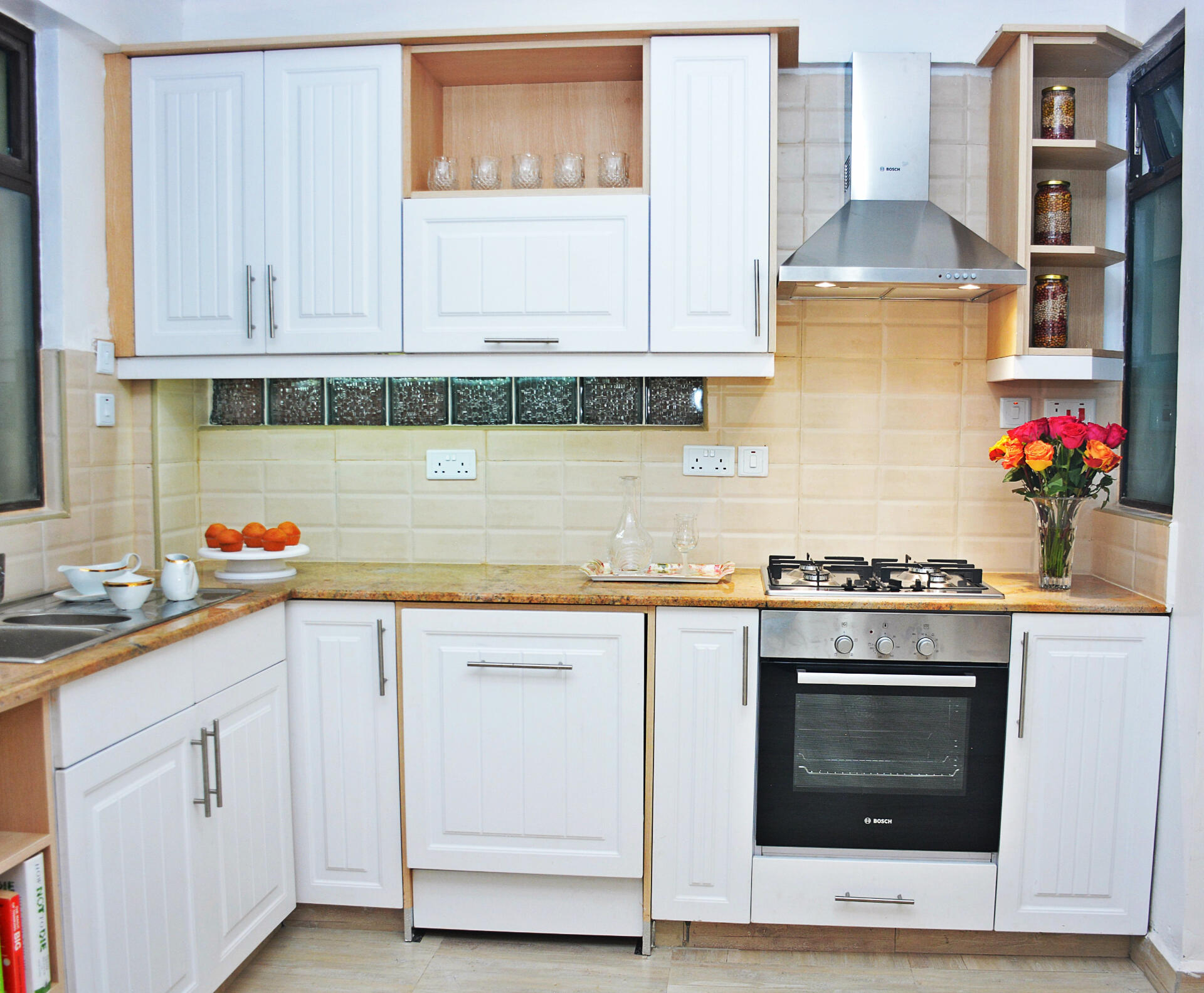 White kitchen cabinetry